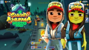 SUBWAY SURFERS GAMEPLAY PC HD HALLOWEEN 2023 - HAUNTED HOOD - JAKE+ZOMBIE JAKE