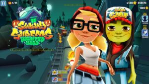 SUBWAY SURFERS GAMEPLAY PC HD HALLOWEEN 2023 - HAUNTED HOOD - ZOMBIE JAKE+TRICKY