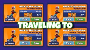 SUBWAY SURFERS HAUNTED HOOD 2023 - OUTATIME JAKE TRAVELING TO 4 WORLD TOUR CITY