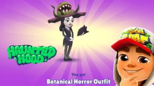 SUBWAY SURFERS HAUNTED HOOD : UNLOCKING SCARLETT BOTANICAL HORROR OUTFIT