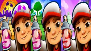 SUBWAY SURFERS VENICE BEACH 2021 VS MUMBAI 2022 VS HAWAII 2023