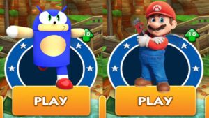 Sonic Dash - Andronic vs Super Mario Subway Surfers All Satrs vs All Bosses Zazz Eggman