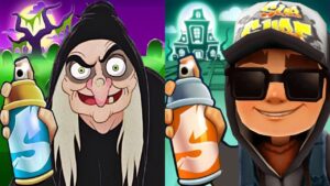 Subway Surfers Haunted Hood Jake Dark Outfit vs Witch Run vs Halloween Run Gameplay HD
