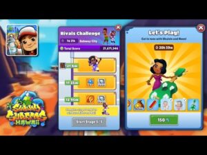 Subway Surfers Hawaii 2023 : Rivals Challenge STAGE 5/5 Hali and Let's Play Bundle Ukulele Board