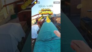 Subway Surfers IRL😳🛤️ l Collab with editor @jay_hemrajani on instagram🔥 #subwaysurfers #parkour