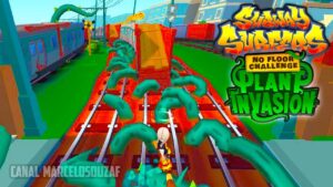 Subway Surfers No Floor Challenge Plant Invasion Horizontal Gameplay