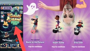 Subway Surfers, but it's in a Haunted Hood...