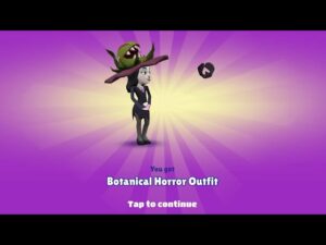 Unlocking Scarlett Botanical Horror Outfit by Time Travel Subway Surfers Halloween Haunted Hood 2023