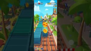 end of the Subway surfers #gaming #video #like #subscribe