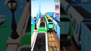 2023/11/28 🤩 Subway surfers 💞 fast running 🔥🔥🔥 #subwaysurfers #gamecity #short #treanding