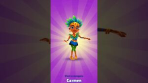 Consegui a Carmen!!! Subway Surfers #subwaysurfers #games #game #shortsvideo #shorts #short