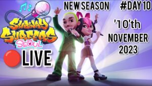 #Day10 🔴Live 👉Subway Surfers👉#seoul 2023|#subwaysurfersseoul #subwaysurferslive