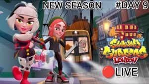 #Day9 🔴Live 👉Subway Surfers👉#london 2023|#subwaysurferslondon #subwaysurferslive