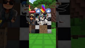 Doors Lead To Freddy Fazbear Subway Surfers🐻🛹and Los Pingüinos🐧 | Wait For It..🤩 #shorts #minecraft