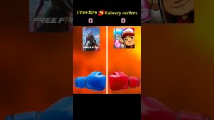 Free fire vs Subway surfers? comparison #shorts