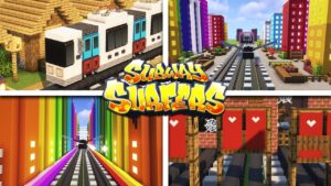 I made Subway Surfers in Minecraft (no mods!)