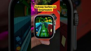 JOGANDO SUBWAY SURFERS NO SMARTWATCH S9 ULTRA 4G - GS37 ULTRA 4G #shorts #smartwatch