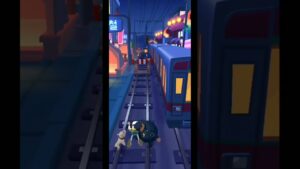 Jogando Subway Surfers (No coin)
