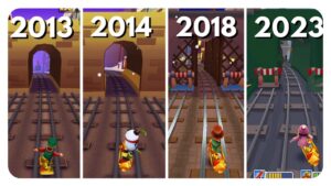 LONDON Map Comparison | 2013 - 2014 - 2018 - 2023 | Subway Surfers