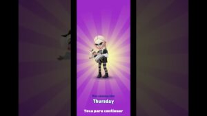 Nuevo personaje desbloqueado: Thursday 🚉Subway Surfers Short