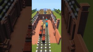 Part 2 of subway surfers 🚇 build in Minecraft #buildhacks #minecraftbuilding #jmoxbuild #minecraft