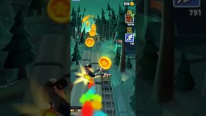 SUBWAY SURFERS GAME PLAY IN MOBILE PLAYER SMART 🤓 PLAYER || #viral #shorts #short