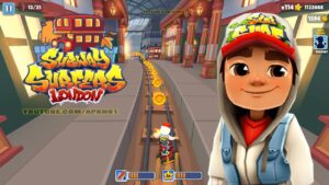 SUBWAY SURFERS GAMEPLAY PC HD 2023 - LONDON - JAKE FAUXPUNX BOARD