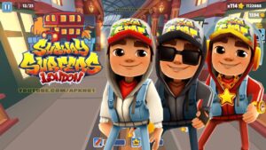 SUBWAY SURFERS GAMEPLAY PC HD 2023 - LONDON - JAKE+DARK+STAR OUTFIT