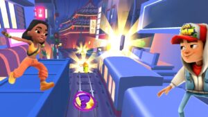 SUBWAY SURFERS SEOUL 2023 : MUMBAI SURFER ALIA PLAY WITH RETRO ORANGE BOARD