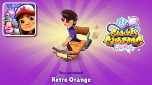 Season Hunt Reward - Retro Orange - Brandon Kung Fu Outfit - Subway Surfers Seoul 2023