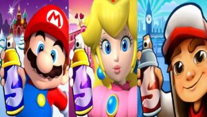 Subway Surfers London 2023 Jake Dark Outfit vs Super Mario vs Princess Peach Gameplay HD