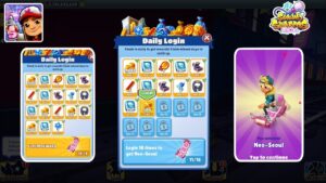 Subway Surfers Neo- Seoul Calendar by Time Travel Subway Surfers World Tour Seoul 2023 Daily Login