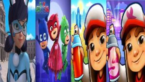 Subway Surfers SEOUL VS Houston VS PJ Masks Super City Run VS Miraculous Ladybug & Cat Noir Gameplay