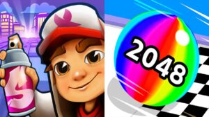 Subway Surfers Seoul 2023 VS Ball Run 2048