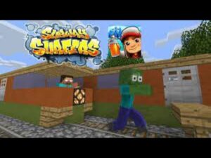 Subway surfers on mine craft ||Mr gaming hack