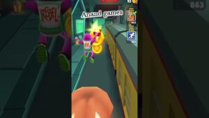 Subway surfers playing with 🤮#abcd #shortfeed #shorts #subwaysurfers #anuraggames