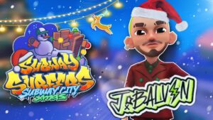 WELCOME CHRISTMAS WITH J BALVIN AT SUBWAY SURFERS SUBWAY CITY X MAS
