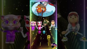 Who Best? Subway Surfers Exe, Talking Tom Exe, Talking Angela Exe - Coffin Dance | Tiles Hop