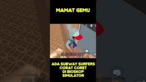 ADA SUBWAY SURFERS CORAT CORET DI  GAMES BIOSKOP SIMULATOR #shorts #bioskopsimulator