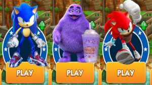 Boscage Maze Sonic vs Fire Sonic Boom Subway Surfers vs Grimace Shake vs All Bosses Zazz Eggman