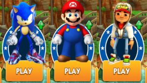 Boscage Maze Sonic vs Super Mario Subway Surfers vs Jake vs All Bosses Zazz Eggman - Sonic Dash