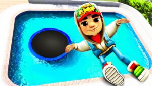 GTA 5 Subway Surfers JAKE Ragdolls and Fails! (Funny Moments ) #5