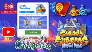🔴 LIVESTREAM : Subway Surfers Christmas 2023 Terrific Tuesday Keeping to Mega Jackpot ! ❄️