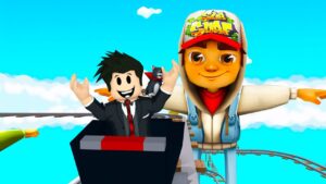 LOKIS NO TRENZINHO DO SUBWAY SURFERS GIGANTE | Roblox