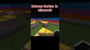 Minecraft subway surfers