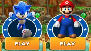 Movie Sonic vs Super Mario from Subway Surfers vs All Bosses Zazz Eggman - Sonic Dash