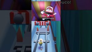 Mussoumano vs kaine subway surfers #shorts #mussoumano #tadc #digitalcircus #subwaysurfers #subway