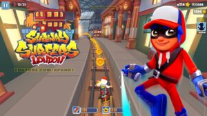 SUBWAY SURFERS GAMEPLAY PC HD 2023 - LONDON - SUPER JAKE SKULL FIRE BOARD