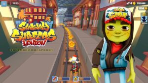 SUBWAY SURFERS GAMEPLAY PC HD 2023 - LONDON - ZOMBIE JAKE MAG NEAT O BOARD