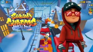 SUBWAY SURFERS GAMEPLAY PC HD 2023 - NORTH POLE - FESTIVE JAKE LUNAR TIGER BOARD